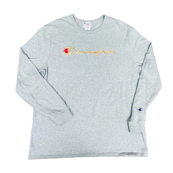 Champion Heritage Gold Logo Long Sleeve T-shirt Size XXL - Picture 1 of 12